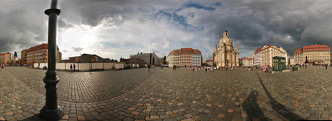 360&deg; Pano - Platz vor der Frauenkirche