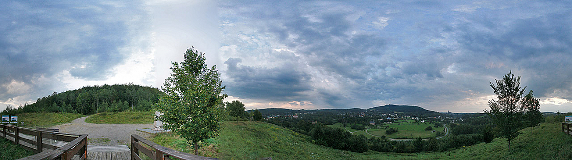 360 Grad Pano - Bad Schlema von Aussichtsplattform 5