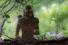 Buddhas und Lotus